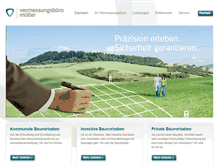 Tablet Screenshot of mueller-vermessung.de